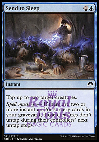 Send to Sleep 4x FOIL ORI MTG Magic Origins Common MINT blue