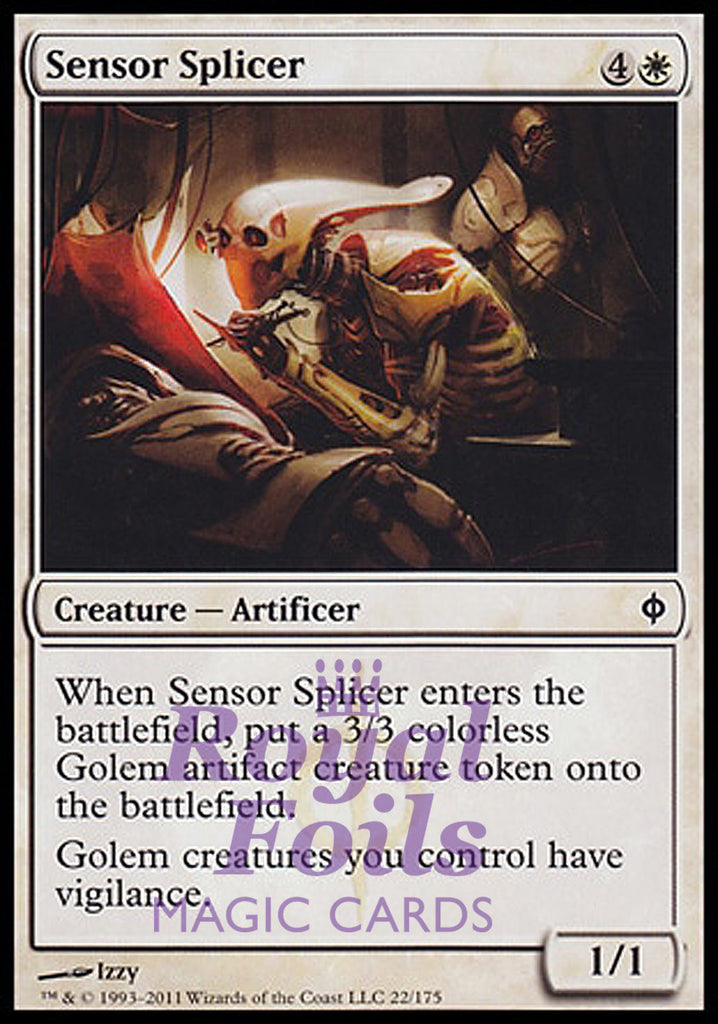 Sensor Splicer 2x FOIL NPH MTG New Phyrexia Common MINT white artificer