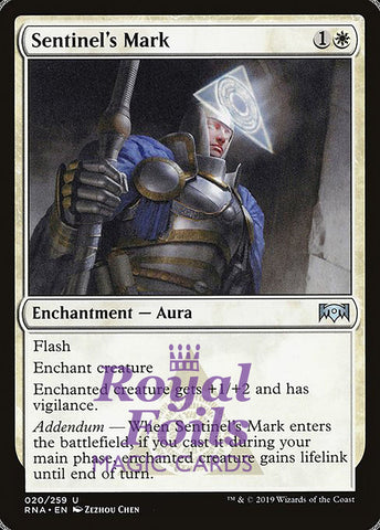 Sentinel's Mark 2x FOIL RNA MTG Ravnica Allegiance Uncommon MINT white