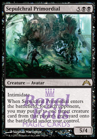 **1x FOIL Sepulchral Primordial** GTC MTG Gatecrash Rare MINT black