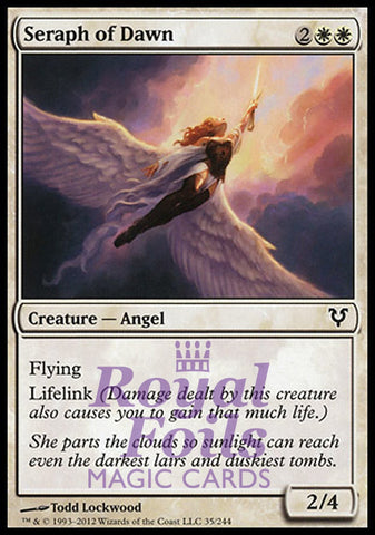 Seraph of Dawn 2x FOIL AVR MTG Avacyn Restored Common NM+ white