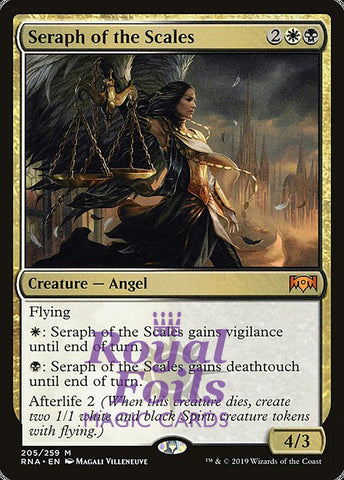 Seraph of the Scales 1x FOIL RNA MTG Ravnica Allegiance Mythic MINT white black