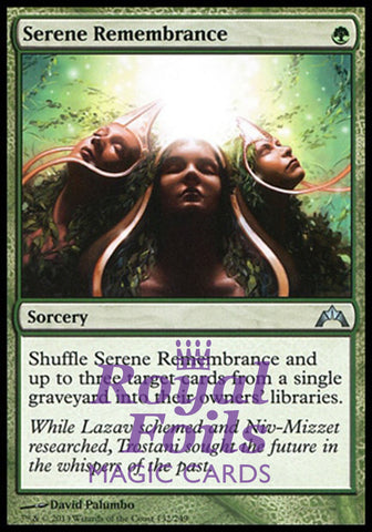 **2x FOIL Serene Remembrance** GTC MTG Gatecrash Uncommon MINT green