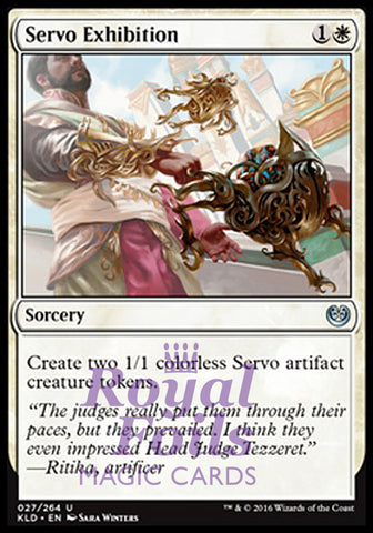Servo Exhibition 2x FOIL KLD MTG Kaladesh Uncommon MINT white