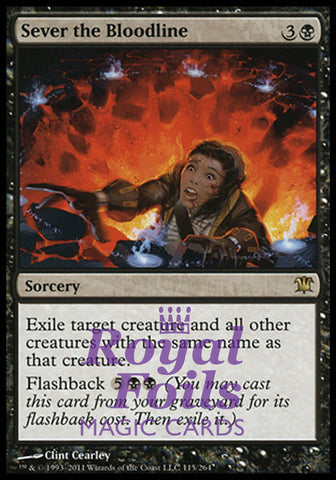 Sever the Bloodline 2x FOIL ISD MTG Innistrad Rare MINT black