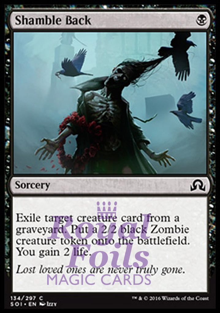 Shamble-Back 4x FOIL SOI MTG Shadows Over Innistrad Common MINT black