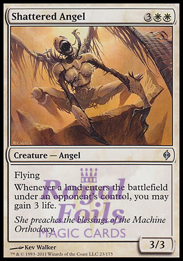 **1x FOIL Shattered Angel** NPH MTG New Phyrexia Uncommon MINT white