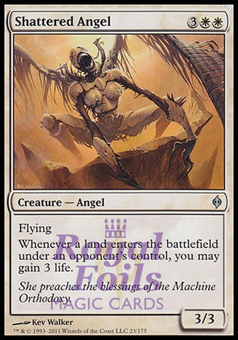 **1x FOIL Shattered Angel** NPH MTG New Phyrexia Uncommon MINT white