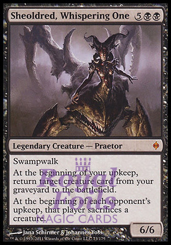Sheoldred Whispering One 1x FOIL NPH MTG New Phyrexia Mythic MINT black