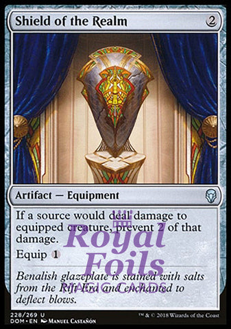 Shield of the Realm 2x FOIL DOM MTG Dominaria Uncommon MINT artifact