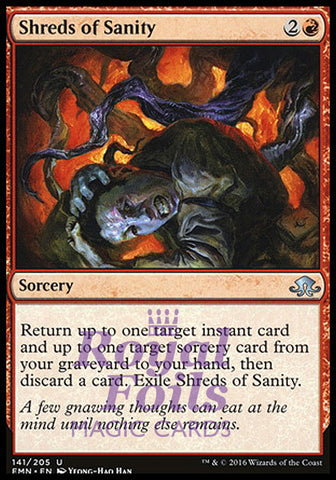 Shreds of Sanity 2x FOIL EMN MTG Eldritch Moon Uncommon MINT red