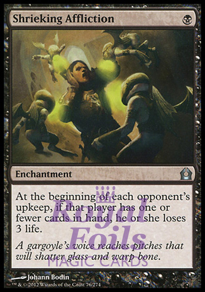 **1x FOIL Shrieking Affliction** RTR MTG Return to Ravnica Uncommon MINT black