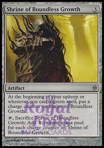 Shrine of Boundless Growth 2x FOIL NPH MTG New Phyrexia Uncommon MINT artifact