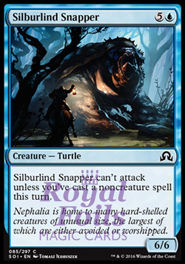 Silburlind Snapper 4x FOIL SOI MTG Shadows Over Innistrad Common MINT blue