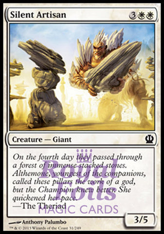 Silent Artisan 4x FOIL THS MTG Theros Common MINT white