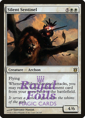 Silent Sentinel 2x FOIL BNG MTG Born of the Gods Rare MINT white