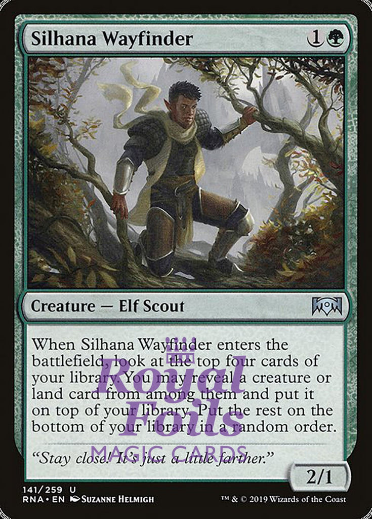 Silhana Wayfinder 2x FOIL RNA MTG Ravnica Allegiance Uncommon MINT green