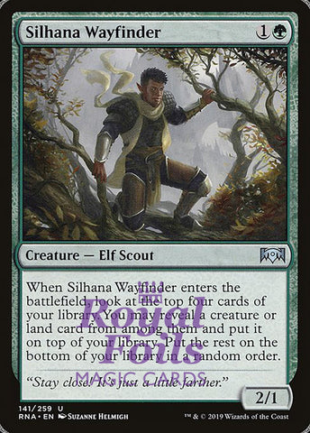 Silhana Wayfinder 2x FOIL RNA MTG Ravnica Allegiance Uncommon MINT green