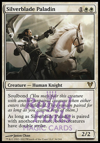Silverblade Paladin 1x FOIL AVR MTG Avacyn Restored Rare MINT white