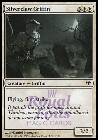 Silverclaw Griffin 4x FOIL DKA MTG Dark Ascension Common MINT white