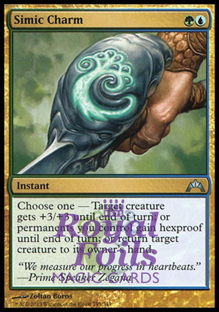 **1x FOIL Simic Charm** GTC MTG Gatecrash Uncommon MINT blue green