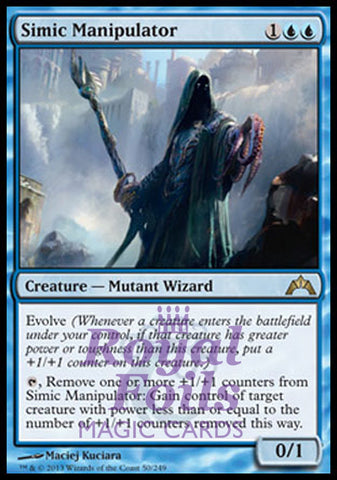Simic Manipulator 1x FOIL GTC MTG Gatecrash Rare MINT blue