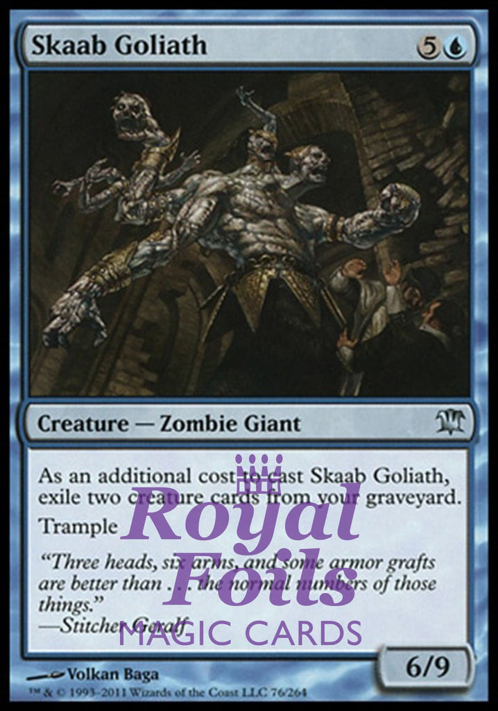 Skaab Goliath 4x FOIL ISD MTG Innistrad Uncommon MINT blue