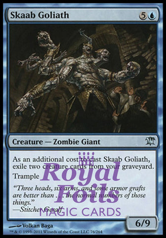 **4x FOIL Skaab Goliath** ISD MTG Innistrad Uncommon MINT blue