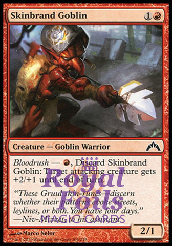 **4x FOIL Skinbrand Goblin** GTC MTG Gatecrash Common MINT red