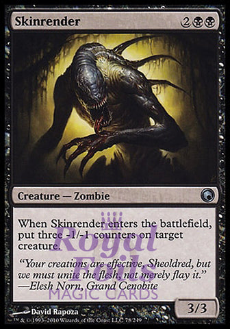 Skinrender 2x FOIL SOM MTG Scars of Mirrodin Uncommon MINT black