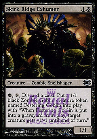 **2x FOIL Skirk Ridge Exhumer** FUT MTG Future Sight Uncommon NM+ black