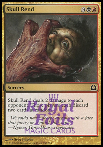 Skull Rend 4x FOIL RTR MTG Return to Ravnica Common MINT black red