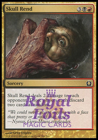 **4x FOIL Skull Rend** RTR MTG Return to Ravnica Common MINT black red