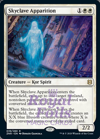 Skyclave Apparition 1x FOIL ZNR MTG Zendikar Rising Rare MINT white