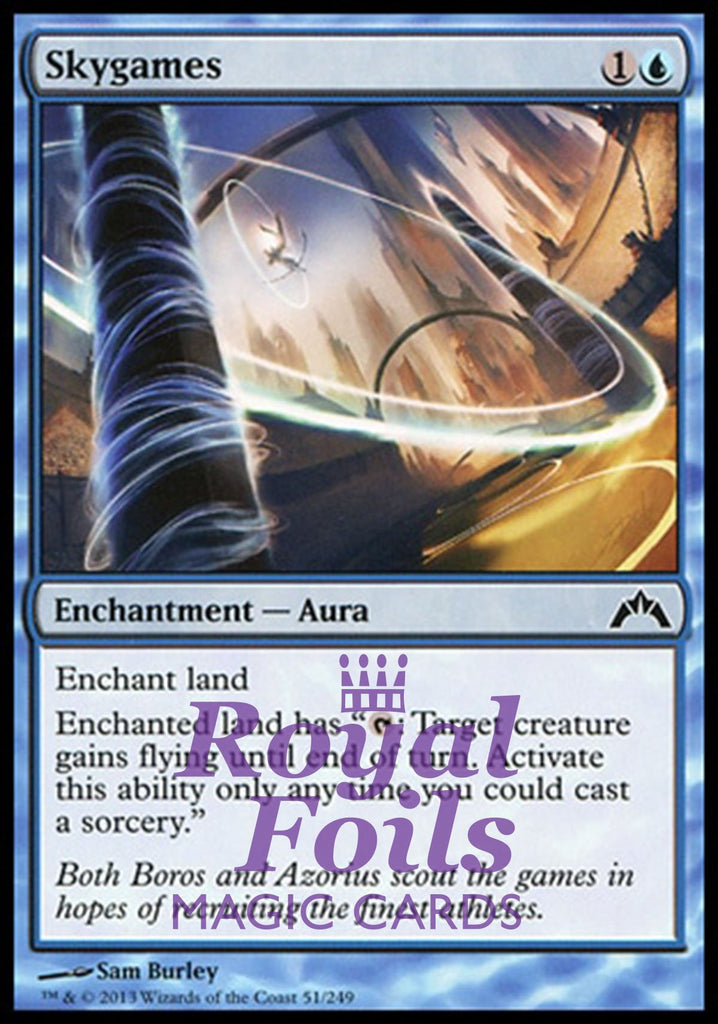 Skygames 4x FOIL GTC MTG Gatecrash Common MINT blue