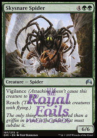 Skysnare Spider 1x FOIL ORI MTG Magic Origins Uncommon MINT green