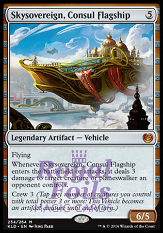 **1x FOIL Skysovereign Consul Flagship** KLD MTG Kaladesh Mythic MINT artifact