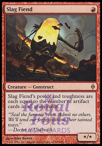 Slag Fiend 1x FOIL NPH MTG New Phyrexia Rare MINT red