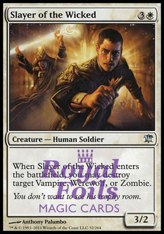 Slayer of the Wicked 2x FOIL ISD MTG Innistrad Uncommon MINT white