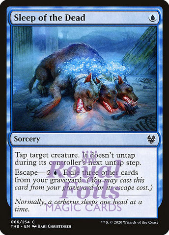 Sleep of the Dead 4x FOIL THB MTG Theros Beyond Death Common MINT blue