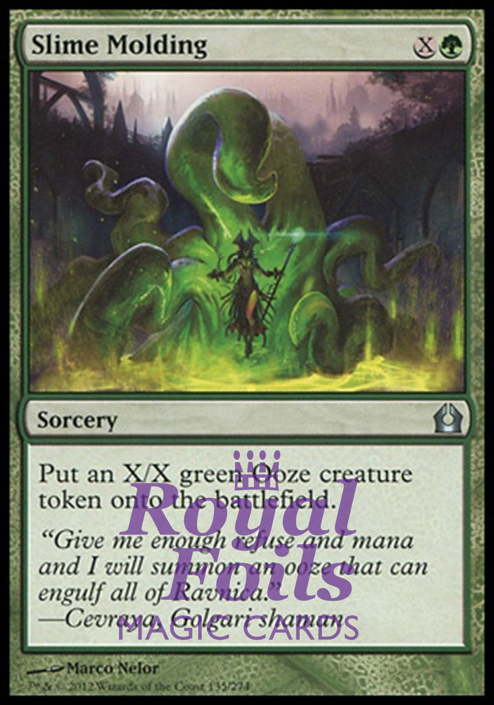 Slime Molding 2x FOIL RTR MTG Return to Ravnica Uncommon MINT green