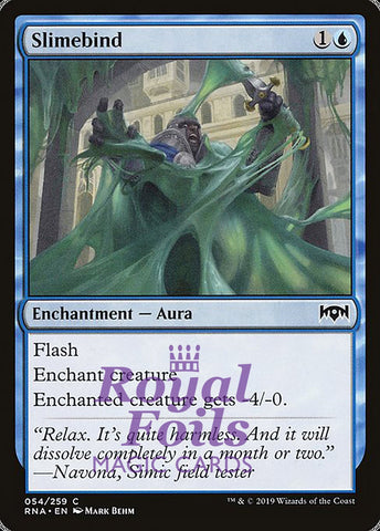 Slimebind 4x FOIL RNA MTG Ravnica Allegiance Common MINT blue