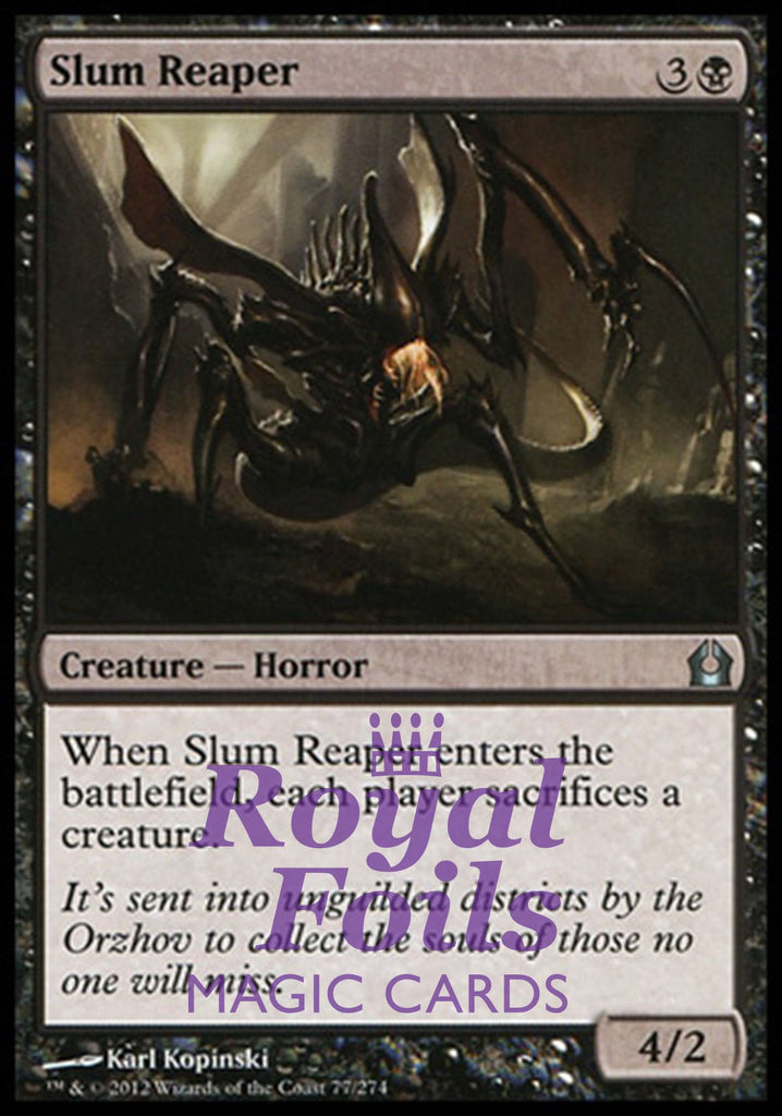 Slum Reaper 2x FOIL RTR MTG Return to Ravnica Uncommon MINT black
