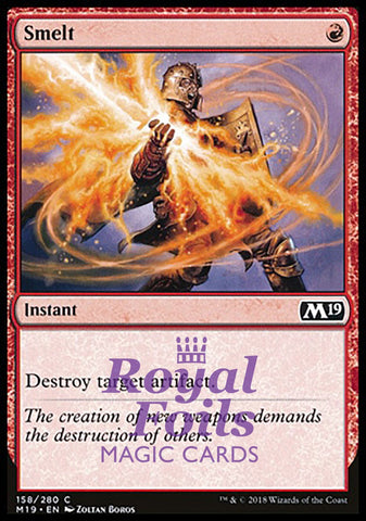 Smelt 4x FOIL M19 MTG Core Set 2019 Common MINT red