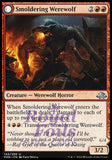 **1x FOIL Smoldering Werewolf // Erupting Dreadwolf** EMN MTG Eldritch Moon Uncommon MINT red