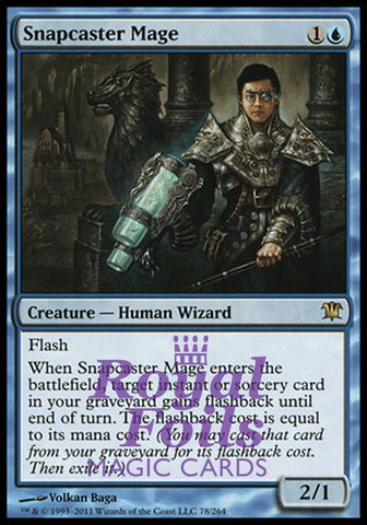 Snapcaster Mage 1x FOIL ISD MTG Innistrad Rare MINT blue