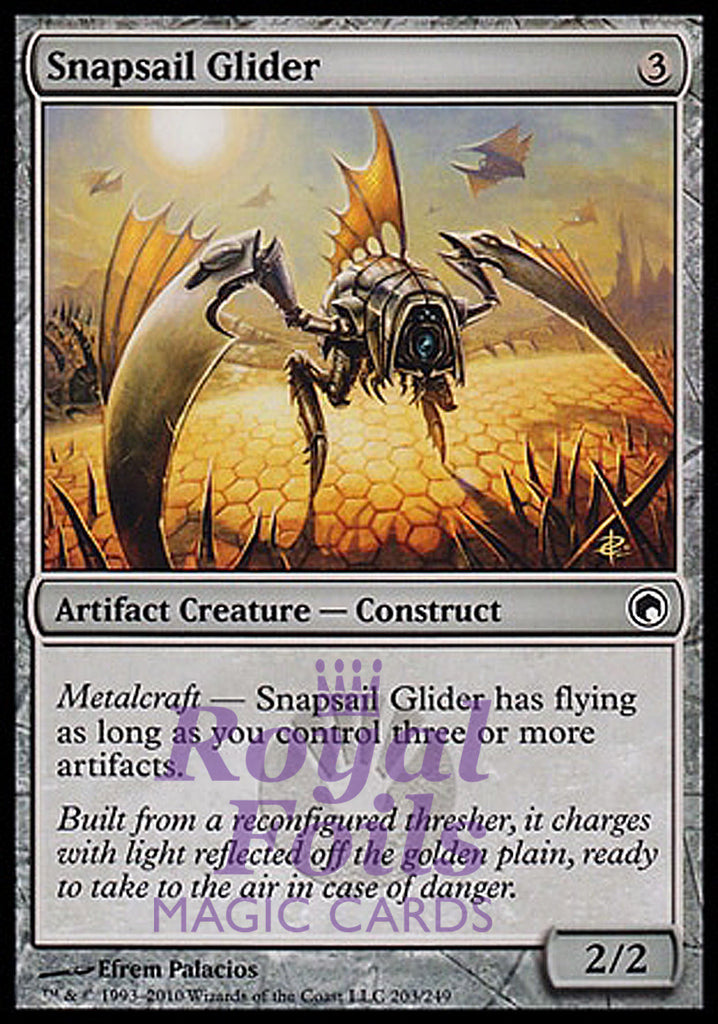 Snapsail Glider 4x FOIL SOM MTG Scars of Mirrodin Common MINT artifact
