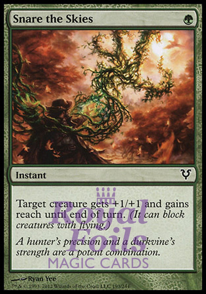 Snare the Skies 3x FOIL AVR MTG Avacyn Restored Common MINT green