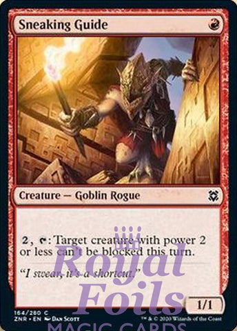 Sneaking Guide 4x FOIL ZNR MTG Zendikar Rising Common MINT red