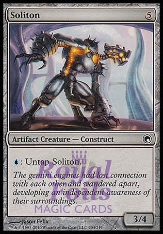 Soliton 4x FOIL SOM MTG Scars of Mirrodin Common MINT blue artifact
